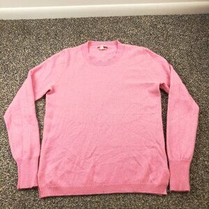 2020 J Crew Sweater 100% Cashmere Pink Womens Small Slim Fit